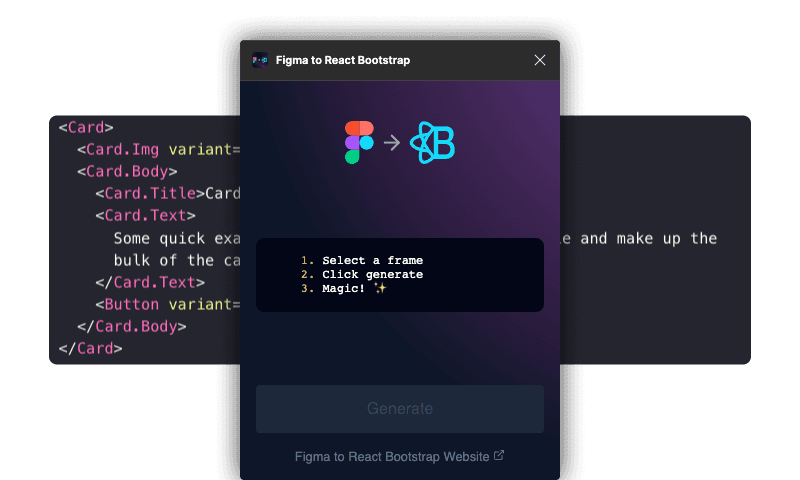 Figma to React-Bootstrap